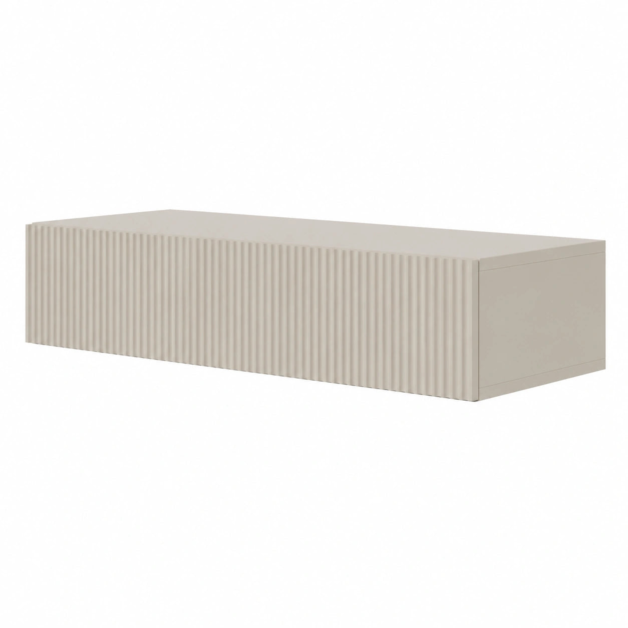 Table, avec tiroirs, 90 x 17 cm, coloris gris et beige, pour les espaces de vie