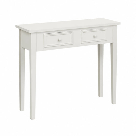 Meuble d’appoint, avec tiroirs, coloris blanc, pour le salon ou la chambre