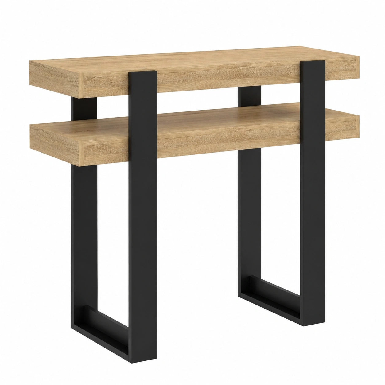 Table console, coloris noir, pour l’entrée ou le salon