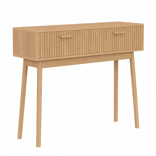 Table console, avec tiroirs, en chêne, pour l’entrée ou le salon