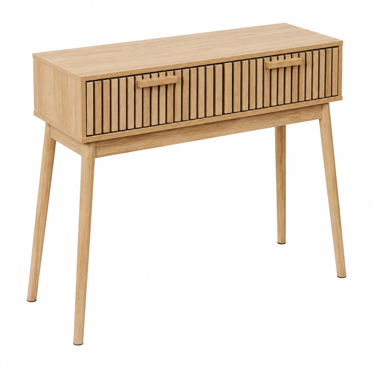 Table console, avec tiroirs, coloris marron, pour l’entrée ou le salon